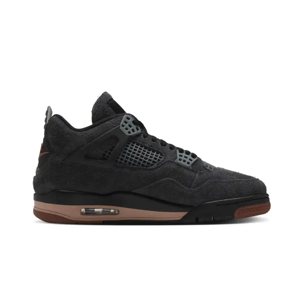 Air Jordan 4 London Black Red Bark Dark Smoke Grey foto 3