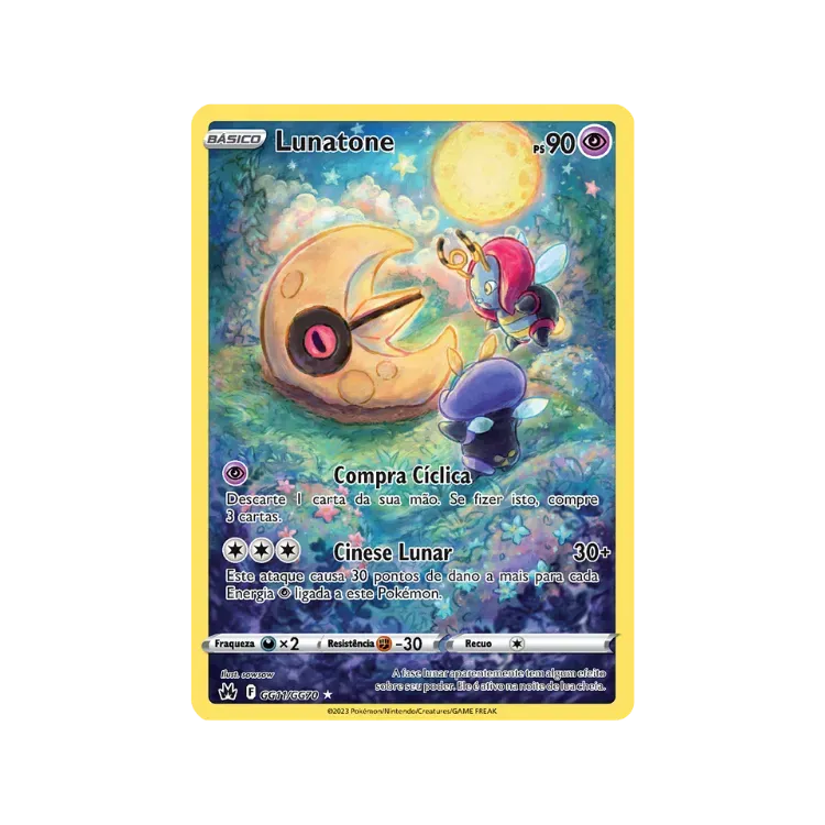 Lunatone (GG11/GG70) Realeza Absoluta Pokémon TCG