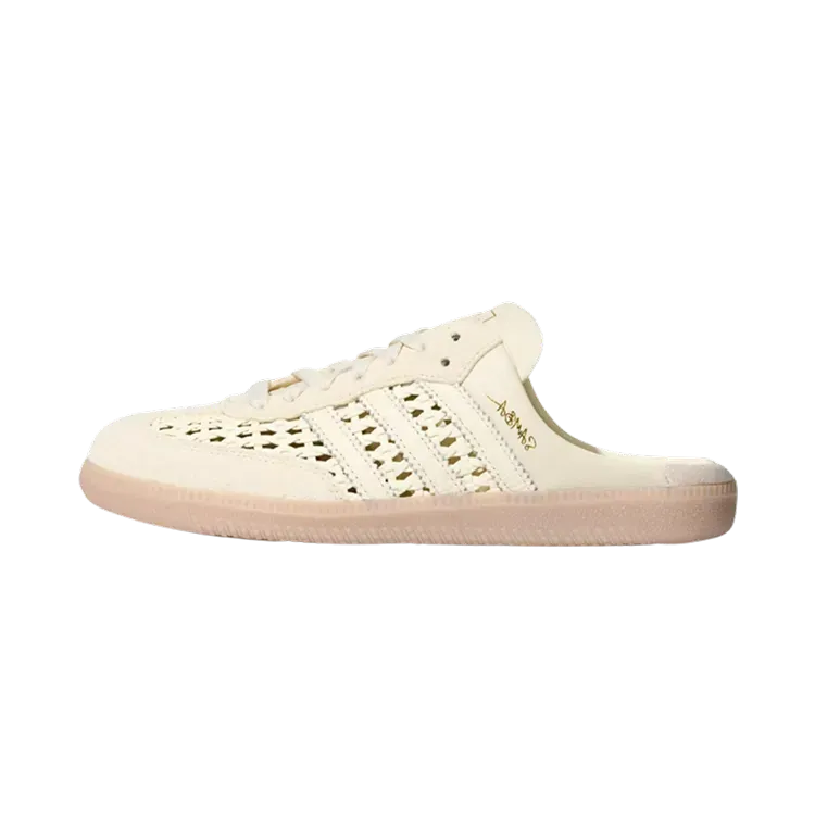 adidas Samba OG Mule Cream White Gold Metallic
