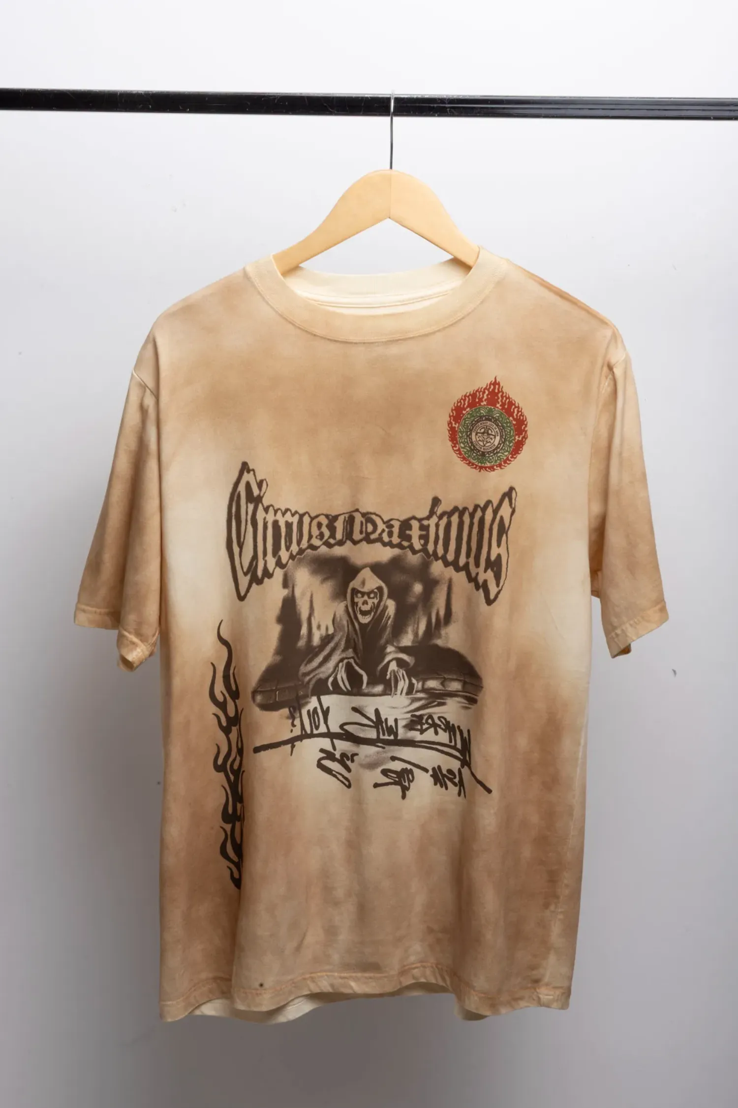 Camiseta Travis Scott Circus Maximus Tour 2025 Live From Asia Brown — M, Novo