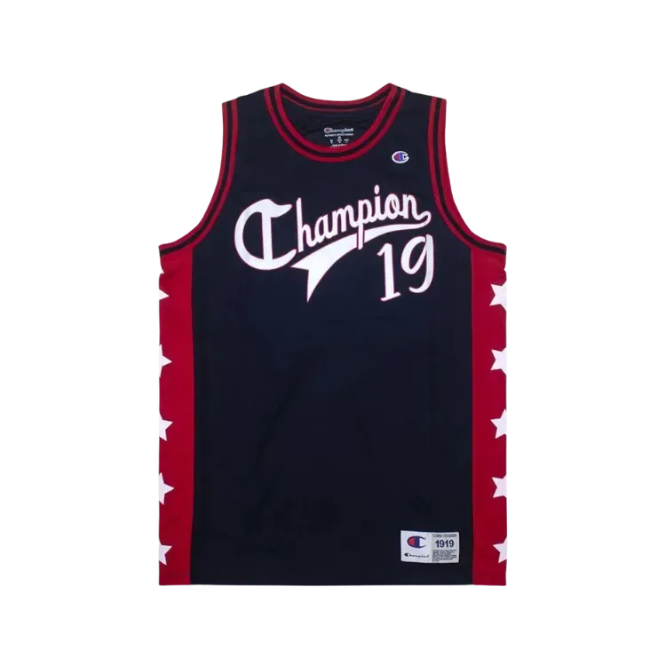 Regata Champion Jersey Basket Stars Navy Red