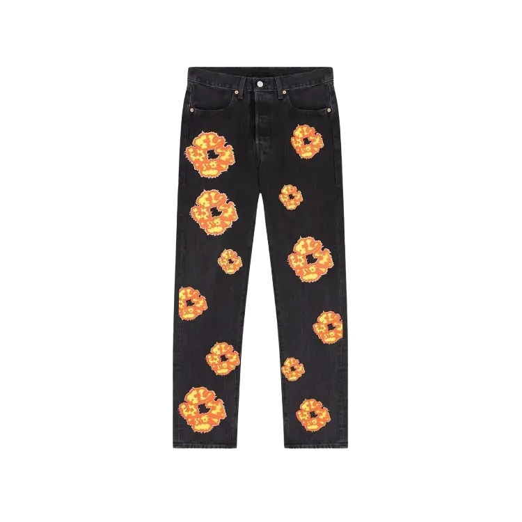 Offset x Denim Tears Calça 501 Jean Black