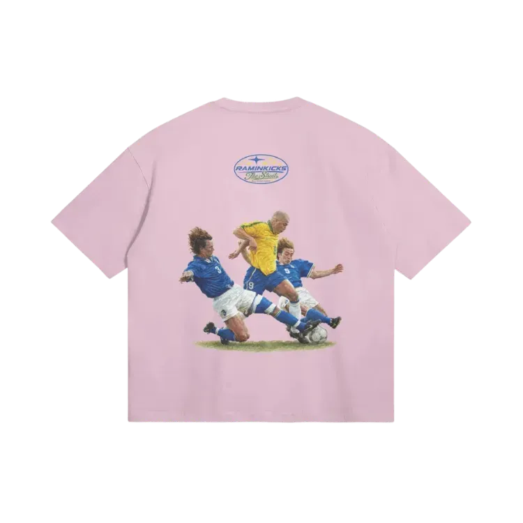 Camiseta Raminkicks Football The Streets Will Never Forget Pink