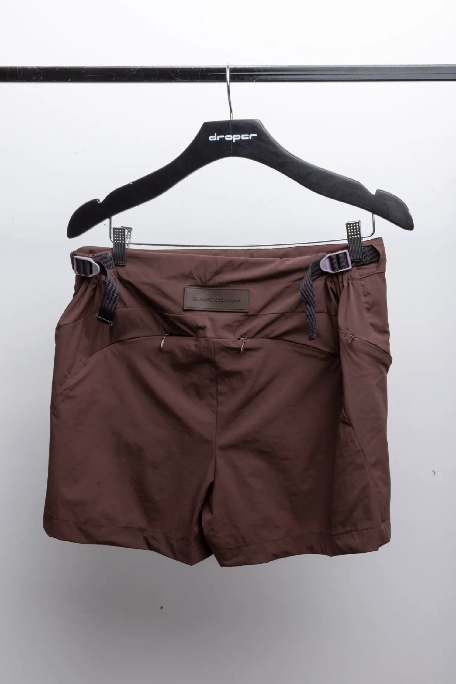 Shorts Quadro Creations Shorts Nylon 4Way Marrom