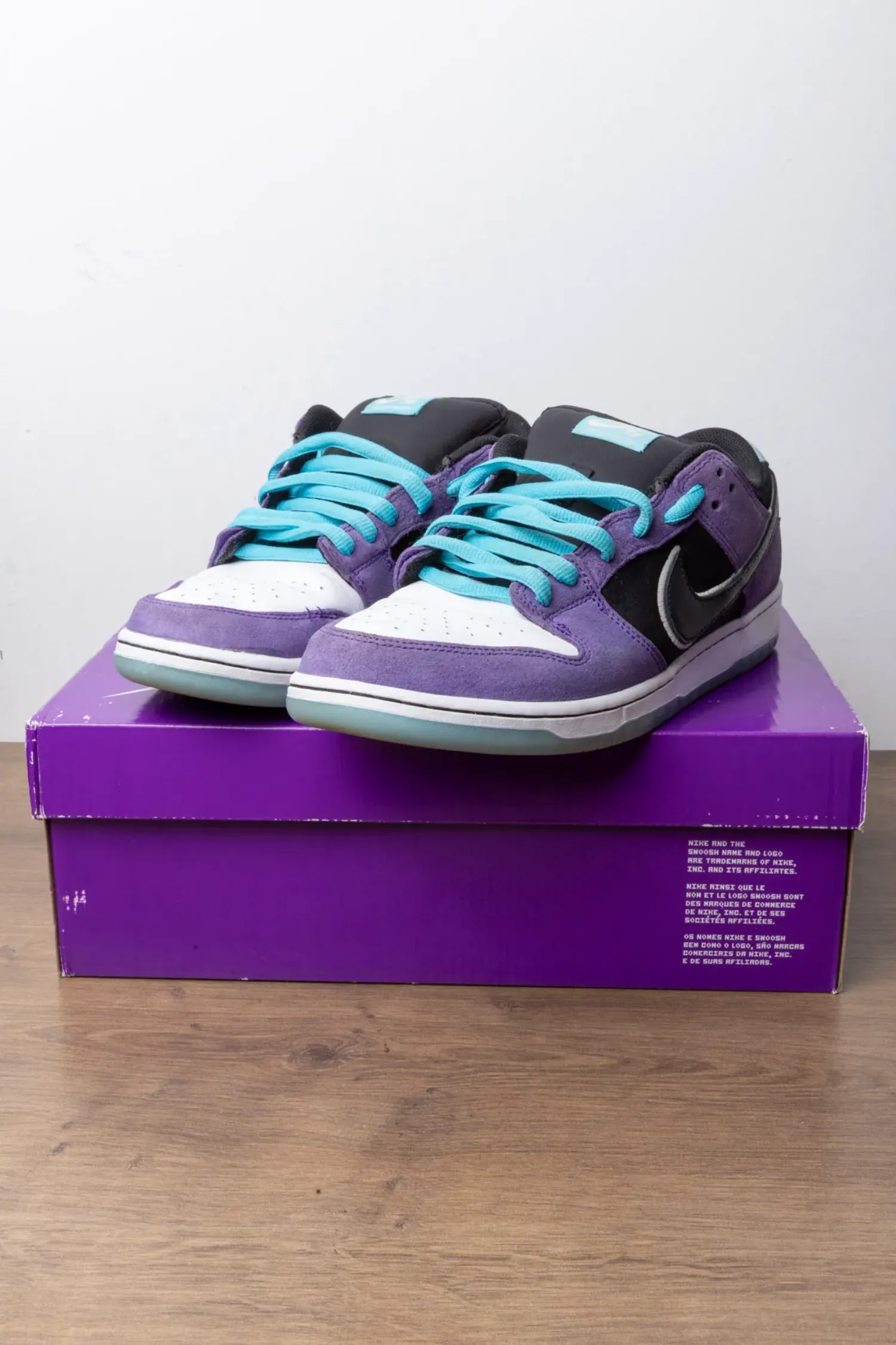 Hayley Wilson x Nike SB Dunk Low Court Purple — 43, Usado