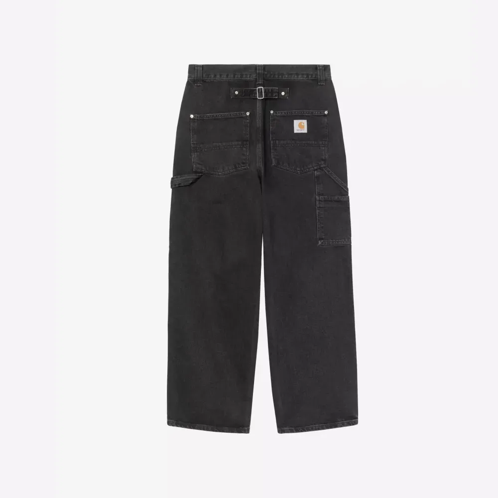 Calça Carhartt Belmont Pant Black Stone Washed foto 1