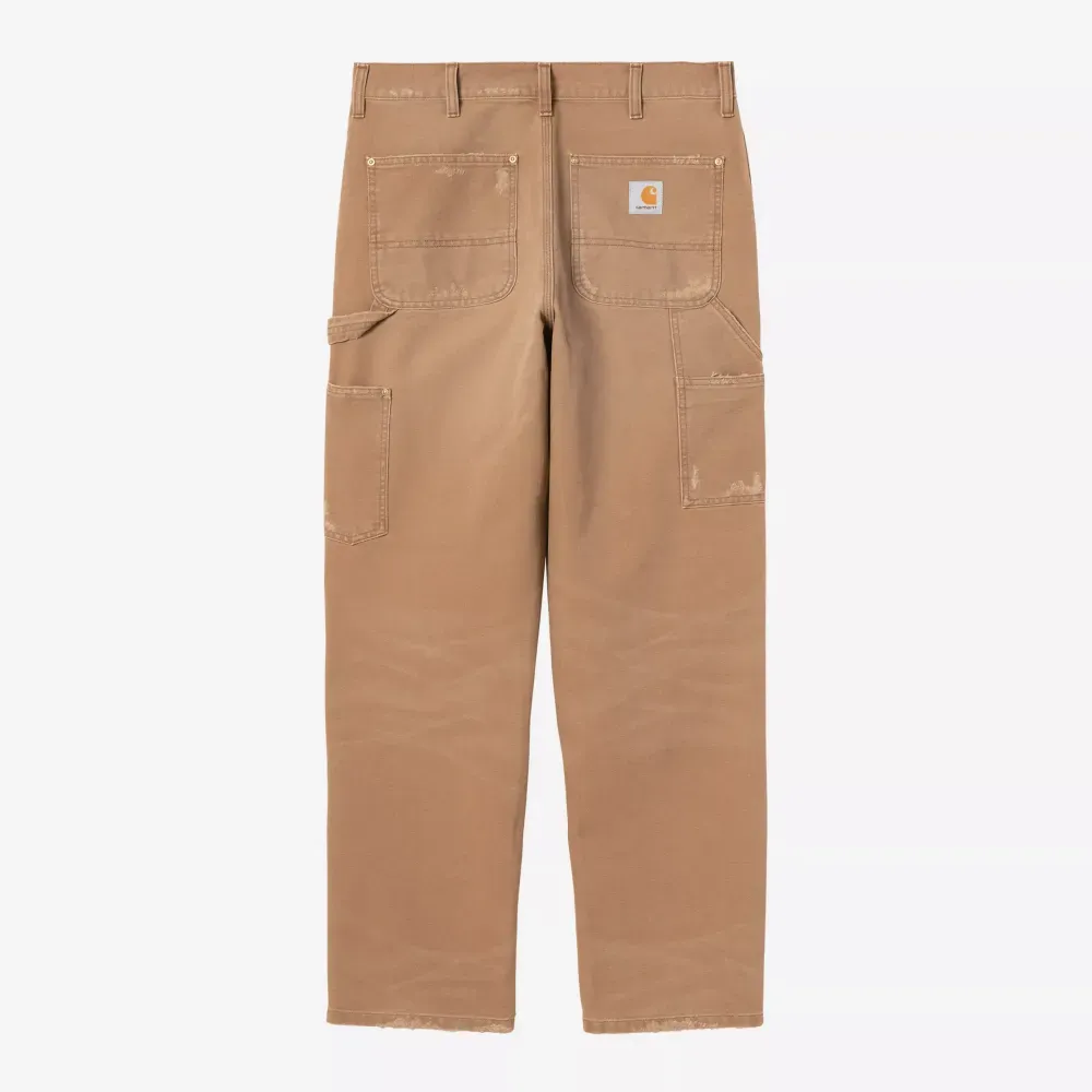 Calça Carhartt Double Knee Hamilton Brown Grind Wash foto 1
