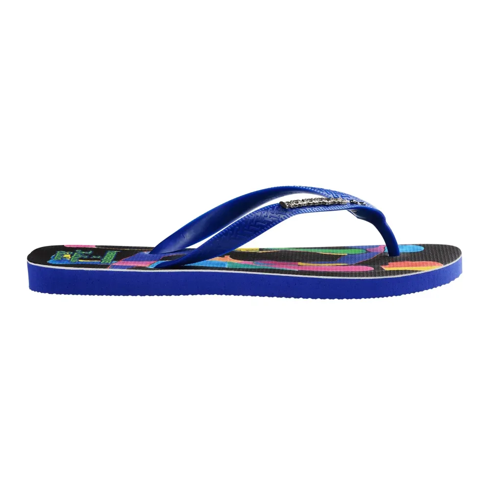 KidSuper x Havaianas Chinelo Top Runner Marine Blue foto 1