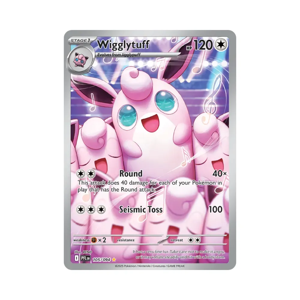 Wigglytuff (91/94) Fogo Fantasmagórico Pokémon TCG foto 1
