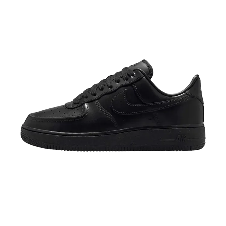 Nike Air Force 1 '07 Premium Black Metallic Silver Anthracite Feminino