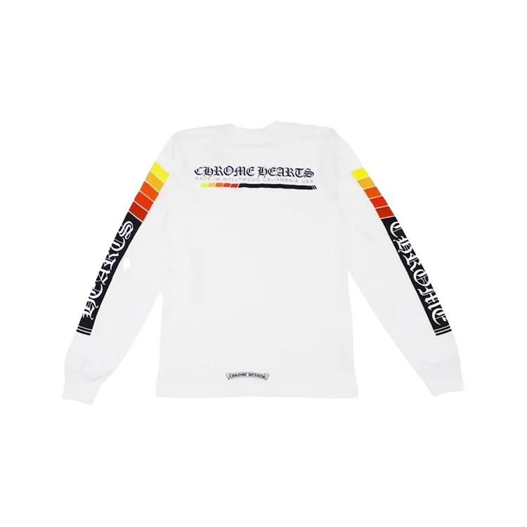 Camiseta Chrome Hearts Manga Longa Boost White - Droper