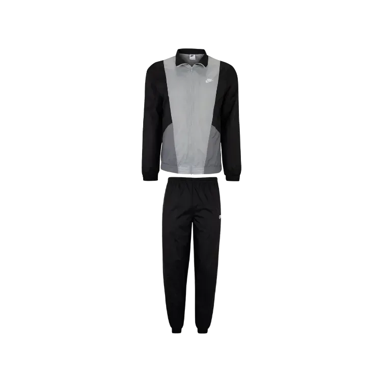 Conjunto Nike Woven Black Smoke Grey Light Smoke Grey White