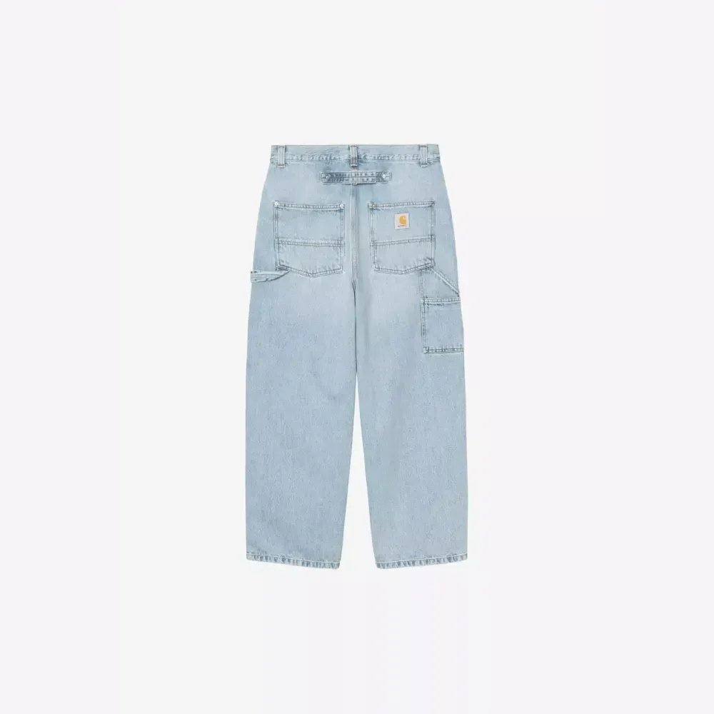Calça Carhartt Belmont Blue Worn Bleached foto 1