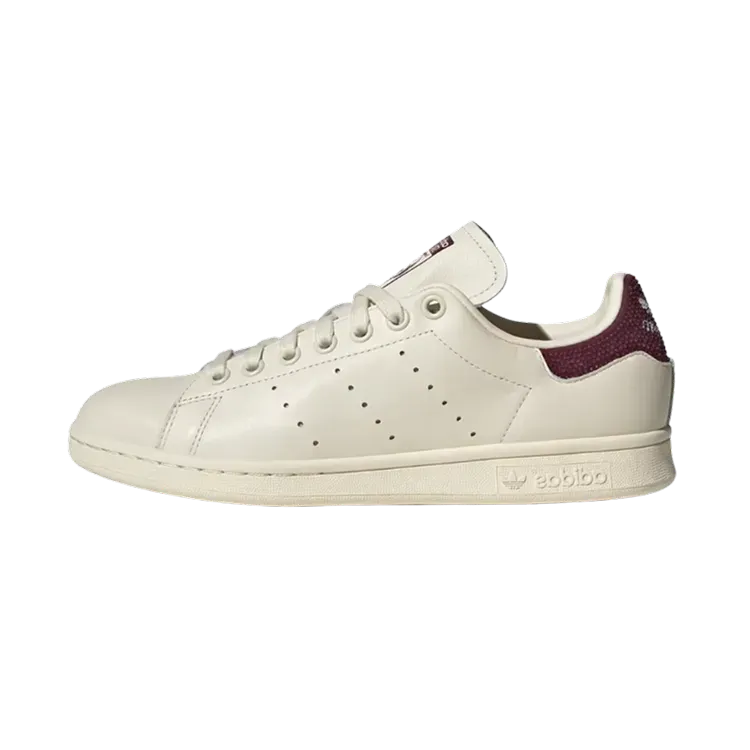 adidas Stan Smith Off White Maroon Gold Metallic