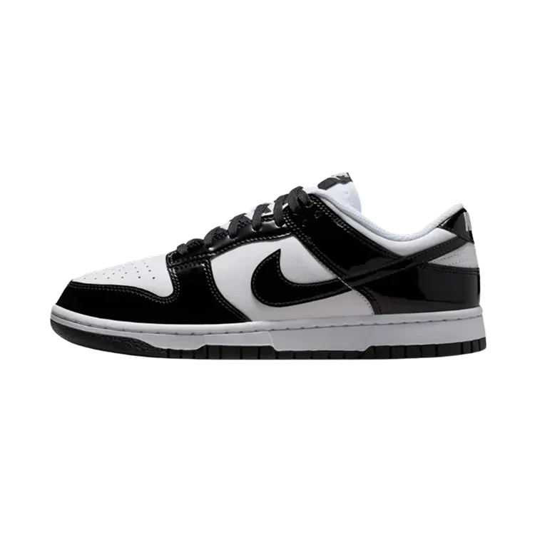 Nike Dunk Low SE White Metallic Silver Black Feminino