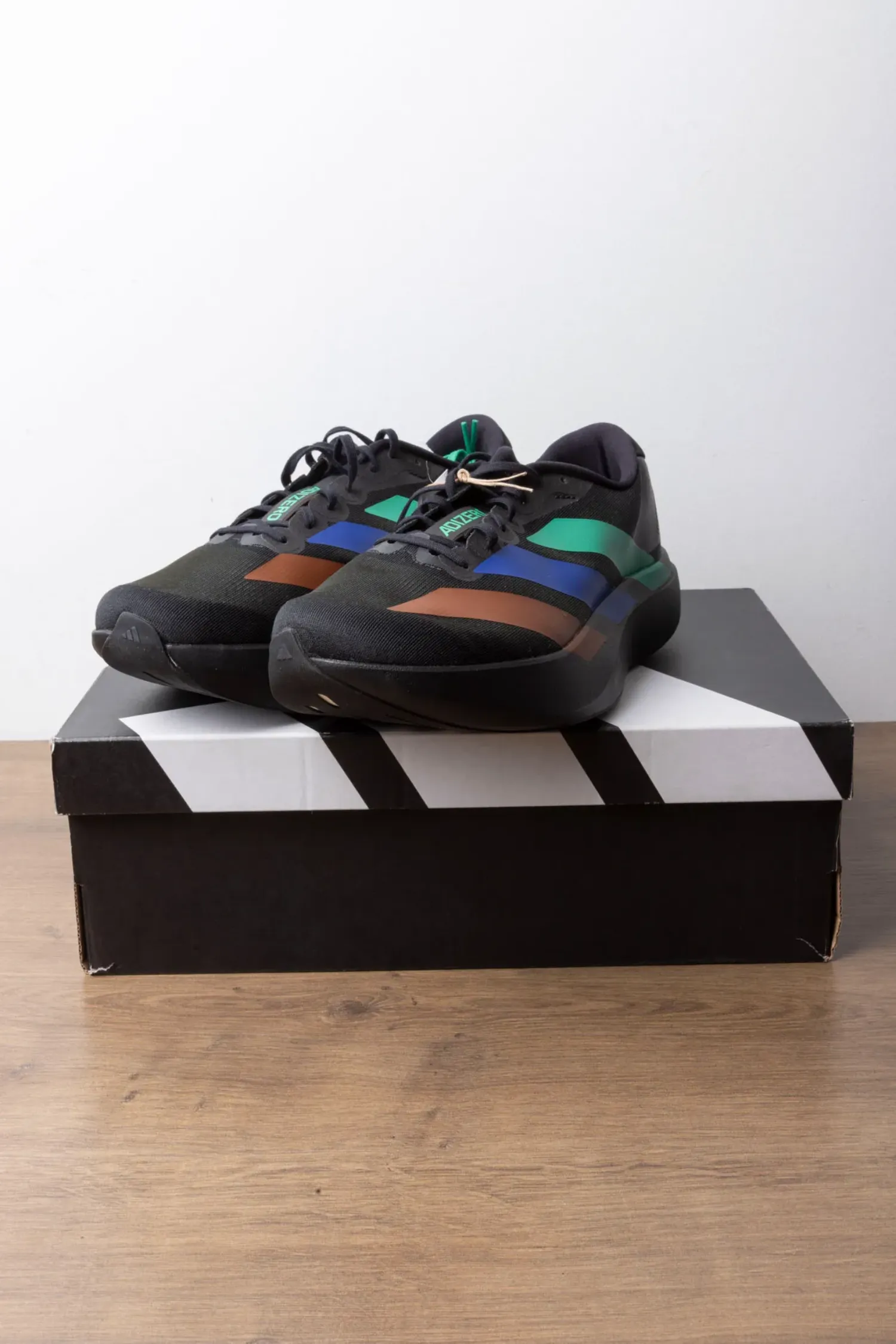 Pharrell Williams x adidas Adizero Evo SL Black Green Blue