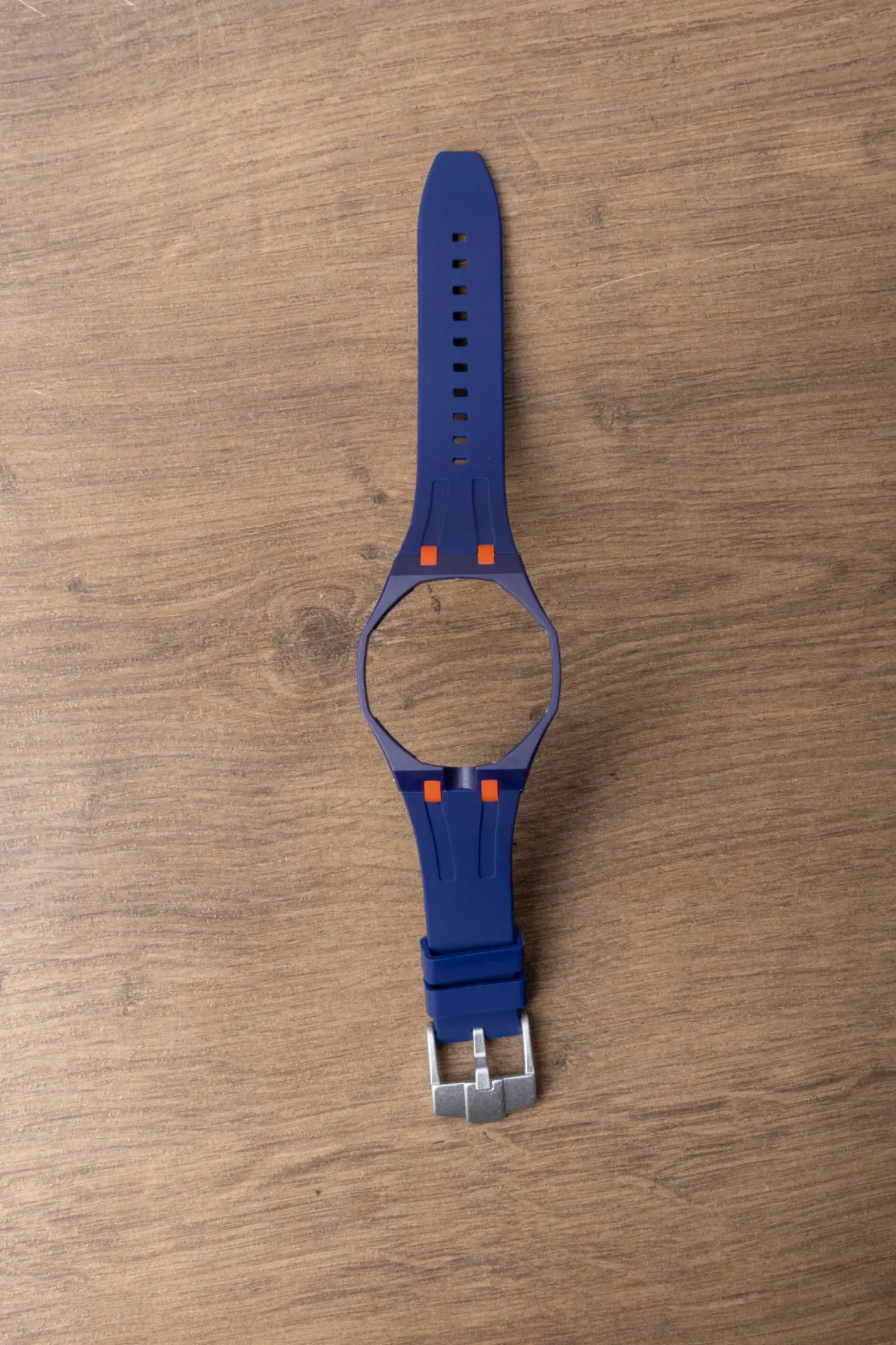 Audemars Piguet x Swatch Pulseira Relógio Azul com Laranja