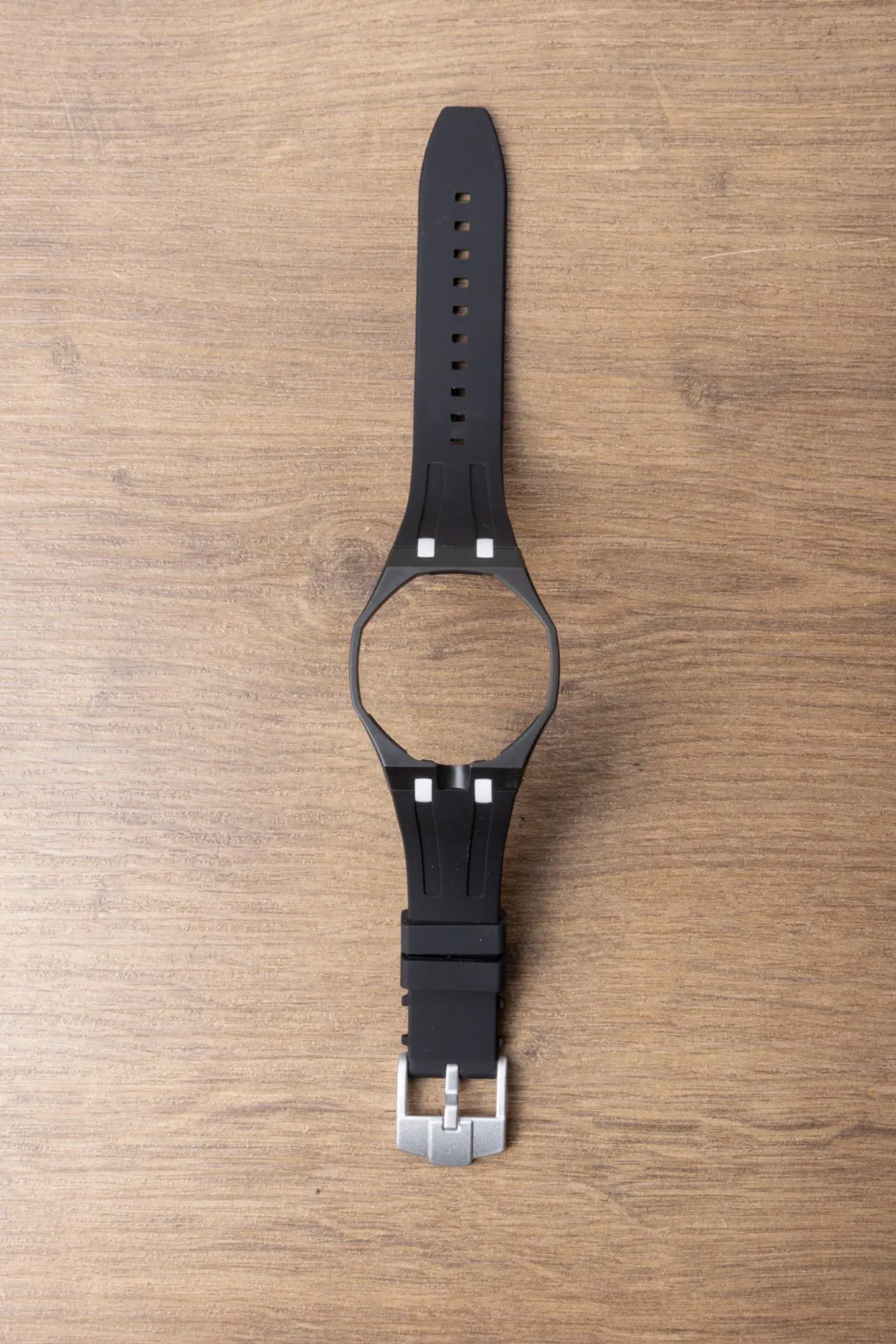 Audemars Piguet x Swatch Pulseira Relógio Black White