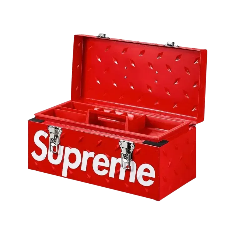 Caixa De Ferramentas Supreme Diamond Plate Red FW18