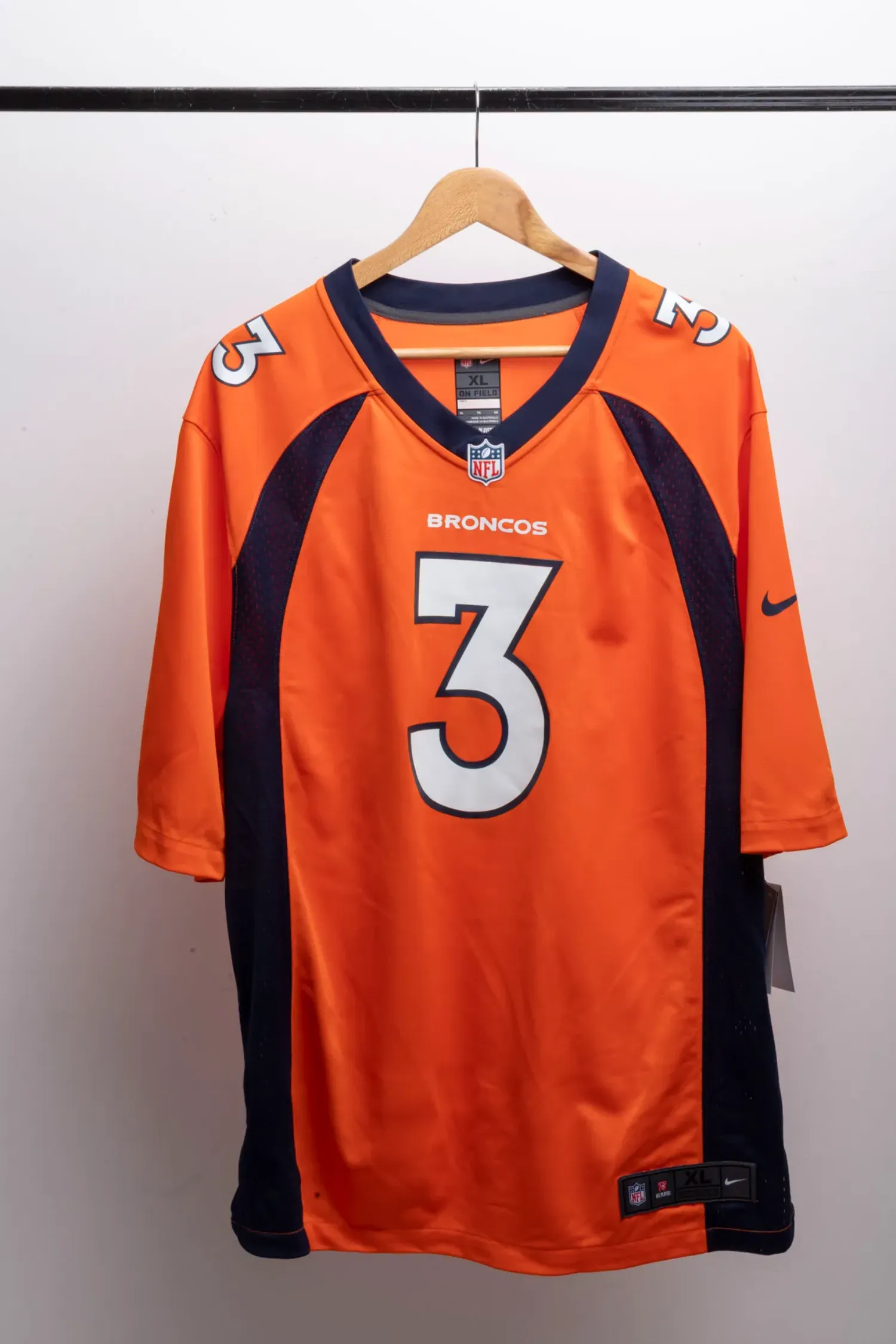 Jersey Nike Russell Wilson Denver Broncos Game Orange