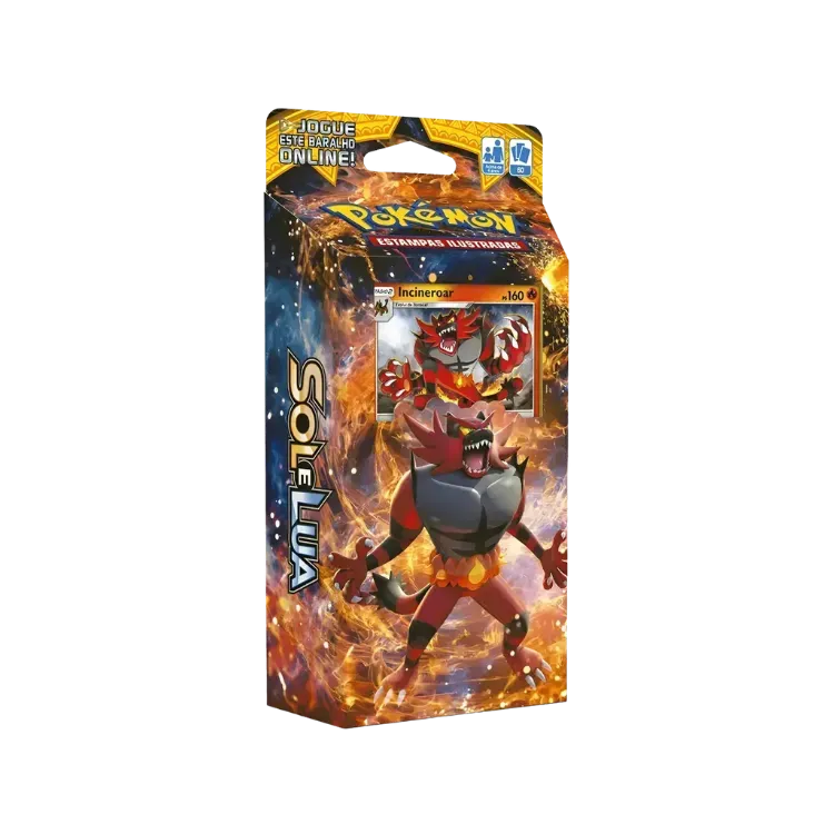 Deck de Cards Sol e Lua (Rugido Ardente) Pokémon TCG PT-BR