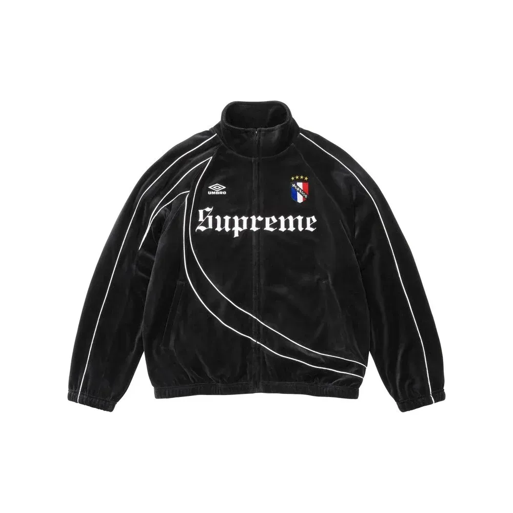 Umbro x Supreme Jaqueta Velour Track Black FW26-W4 - Droper