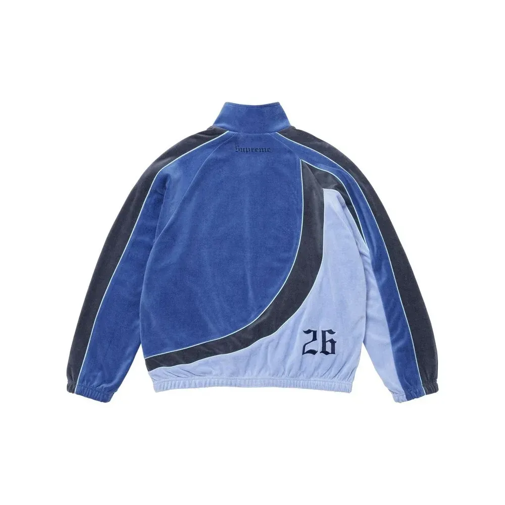 Umbro x Supreme Jaqueta Velour Track Blue FW26-W4 - Droper
