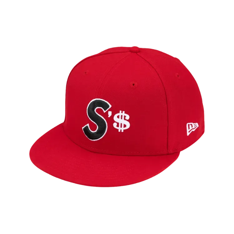 New Era x Supreme Boné Money S Logo Red FW26-W4