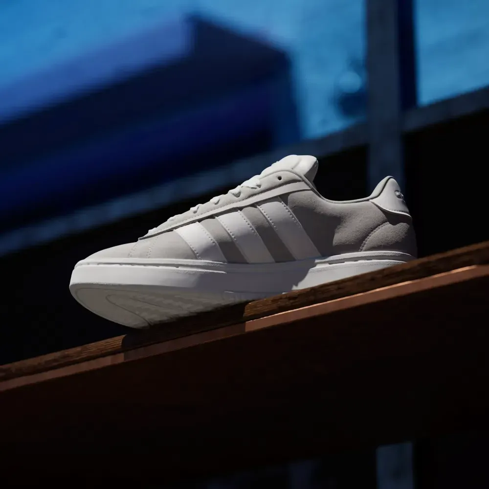 adidas Grand Court Alpha Grey Two Cloud White - Droper