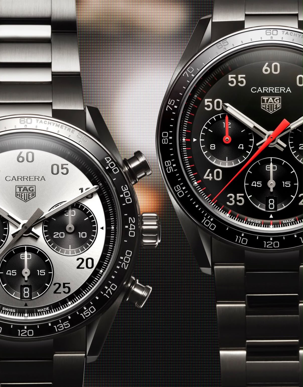 TAG Heuer redefine a herança das pistas com a contrastante coleção Carrera Chronograph Sport