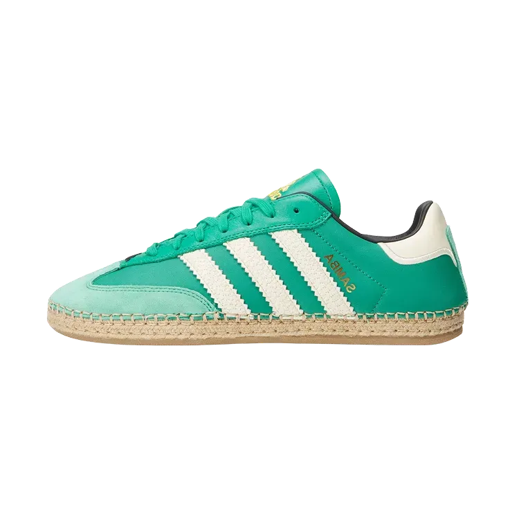 CLOT x adidas Samba Espadrille Court Green Warm Vanilla