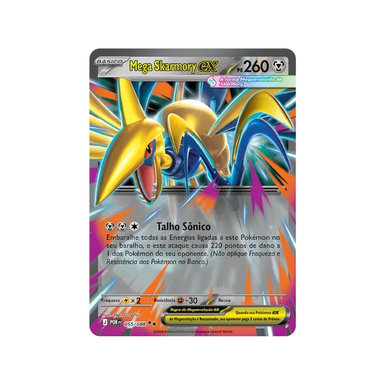 Mega Skarmory ex (55/88) Equilíbrio Perfeito Pokémon TCG