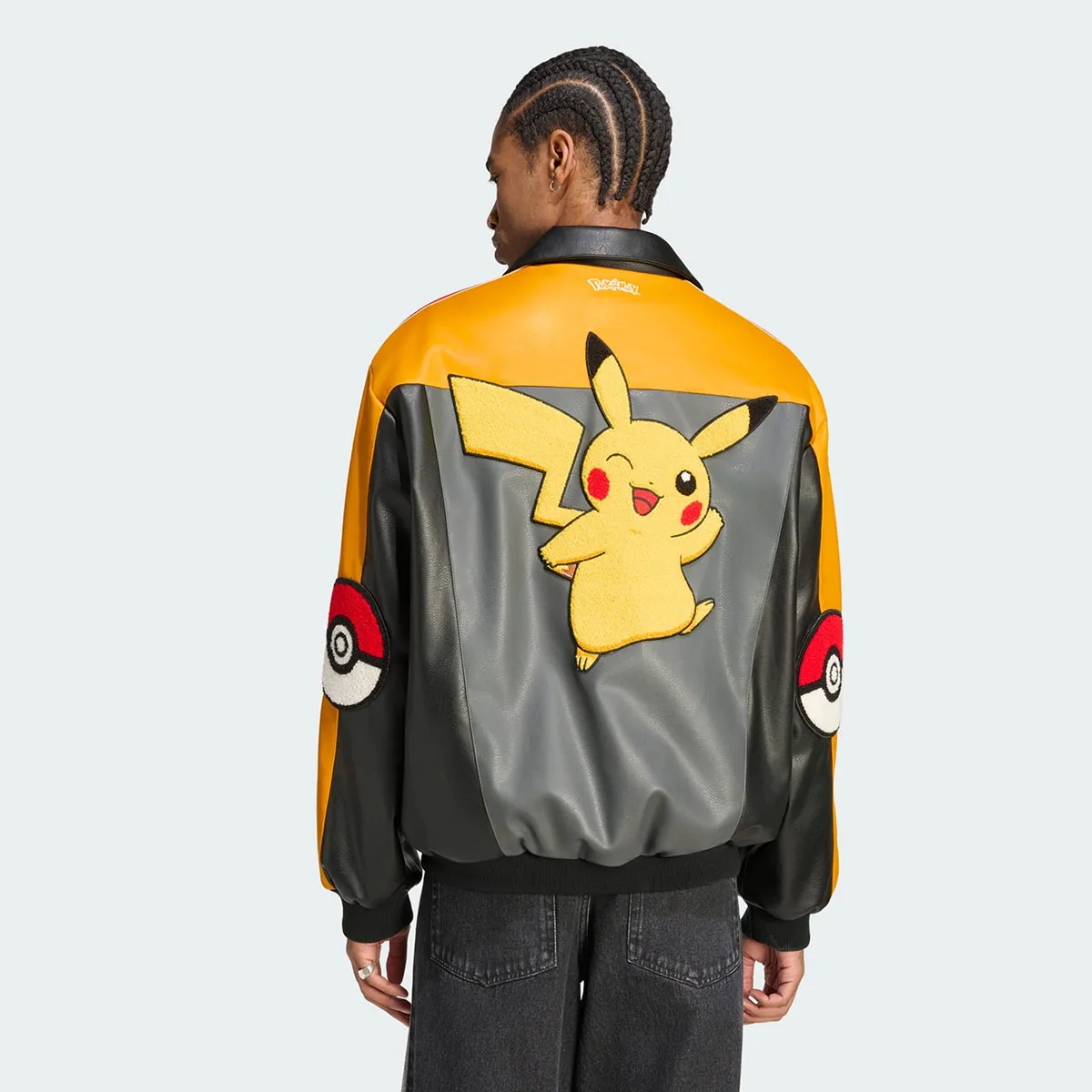 30 anos de legado unem Pokémon e adidas Originals 30 anos de legado unem pokemon e adidas originals adidas pokemon 8 ball jacket pikachu ks4301 4