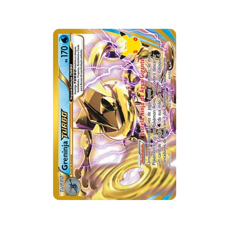 Greninja TURBO (41/122) Celebração de 30 Anos Pokémon TCG