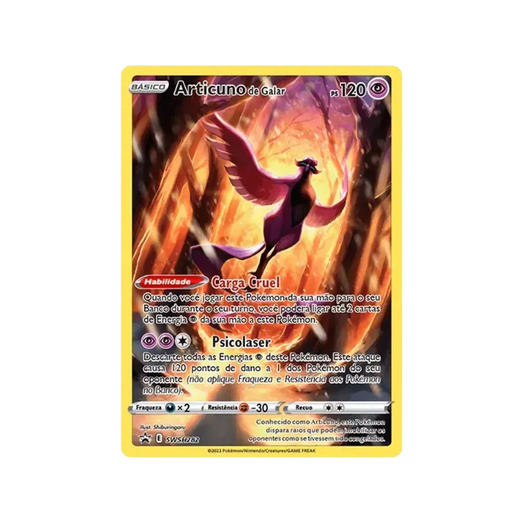 Articuno de Galar (SWSH282) Espada e Escudo Promos Pokémon TCG