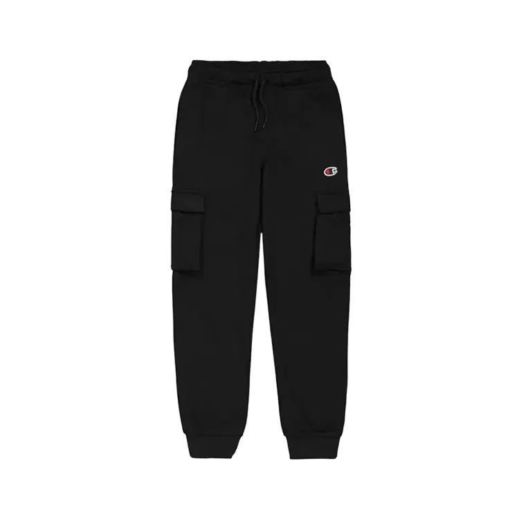 Calça Champion Moletom Cargo C-Patch Black