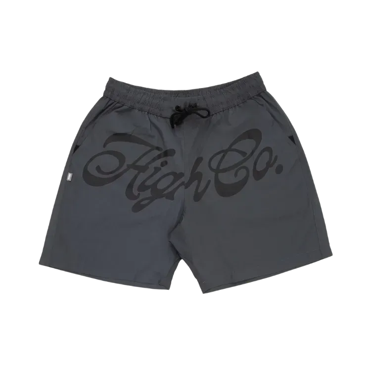 Shorts High Company Script Grey