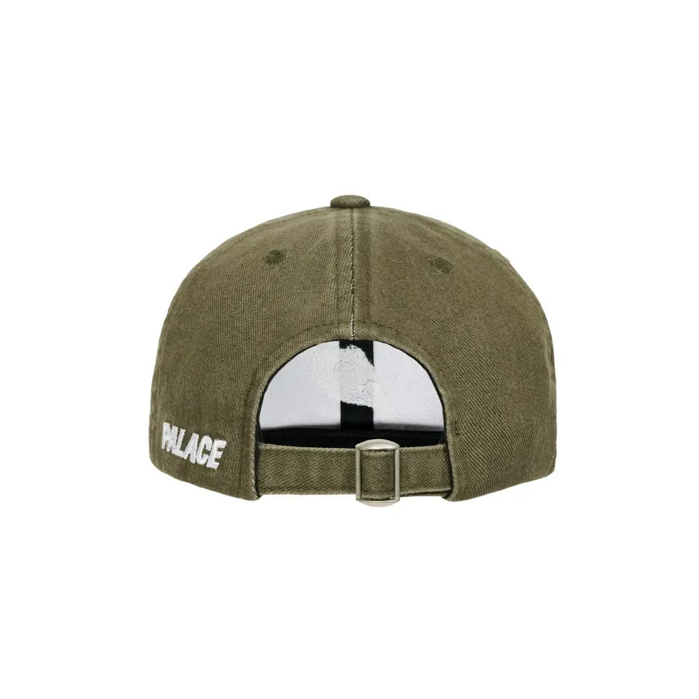 Boné Palace Bleached Denim P 6-Panel Army Olive foto 1