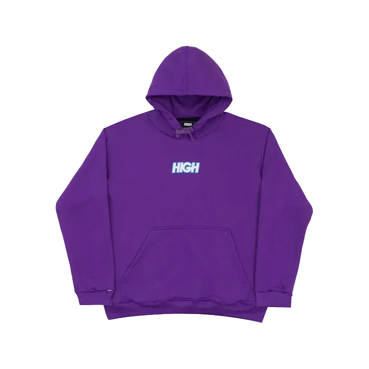 Moletom High Company Canguru Logo Purple Blue