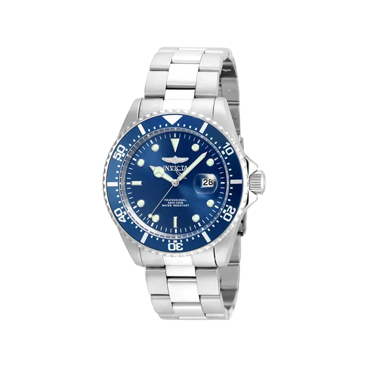 Relógio Invicta Pro Diver Stainless Steel Blue 43mm 200m