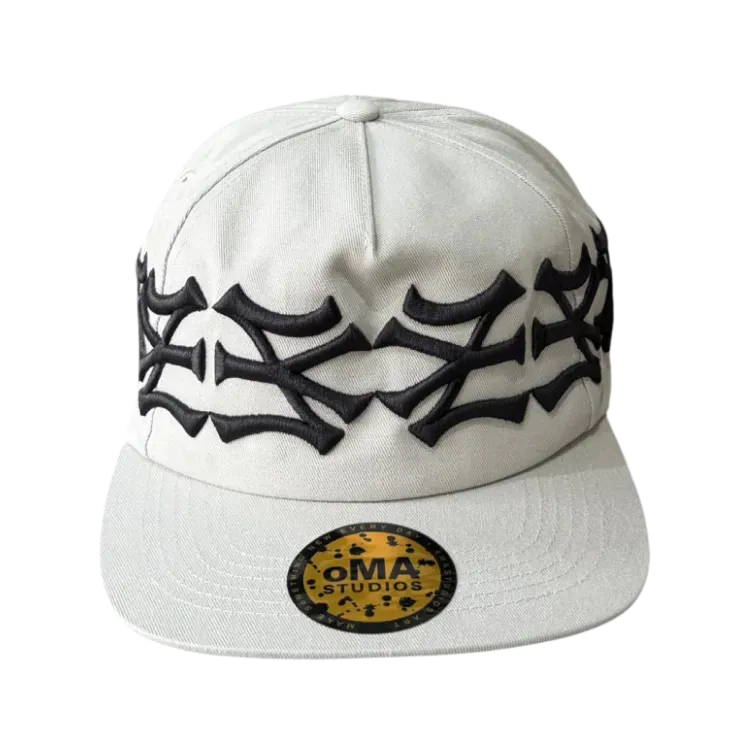 Boné oMA Studios NY NY Crown Grey Black