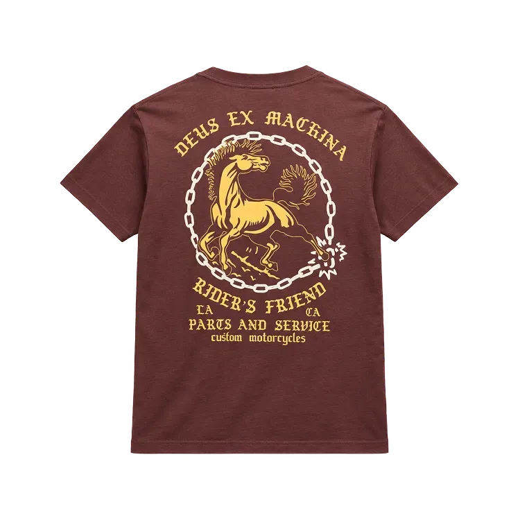 Camiseta Deus Ex Machina Regular Fit Unchained Brown