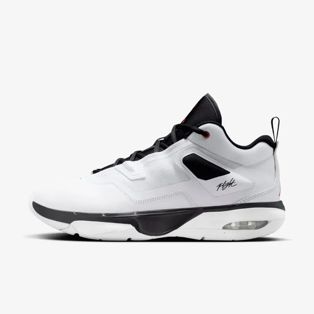 Air Jordan Stay Loyal 3 White Black University Red foto 1