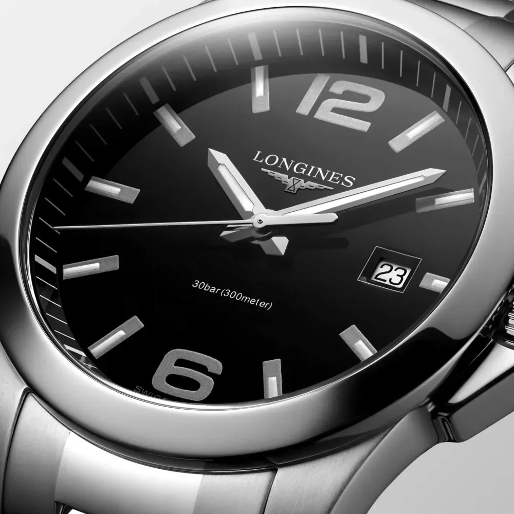 Relógio Longines Conquest Black Dial 41mm - Droper
