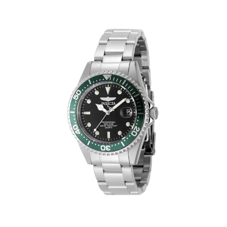 Relógio Invicta Pro Diver Green Black 37.5mm