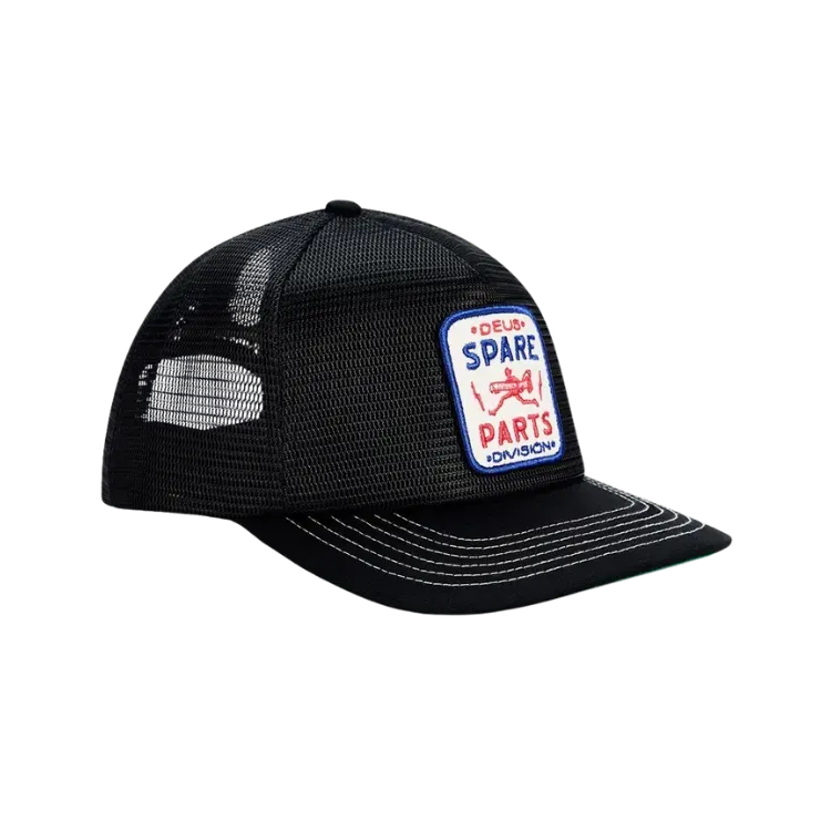 Boné Deus Ex Machina Trucker Desestruturado Mudflap Black