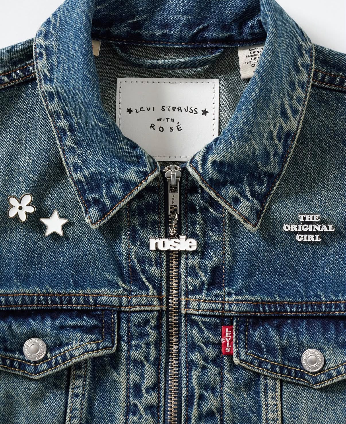 Trucker Jacket reimaginada é destaque na nova collab de Levi's e ROSÉ
