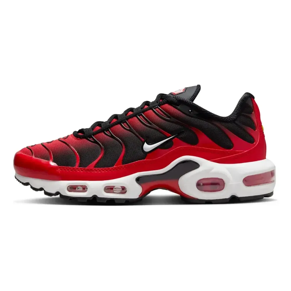 Nike Air Max Plus University Red White Black Feminino foto 1