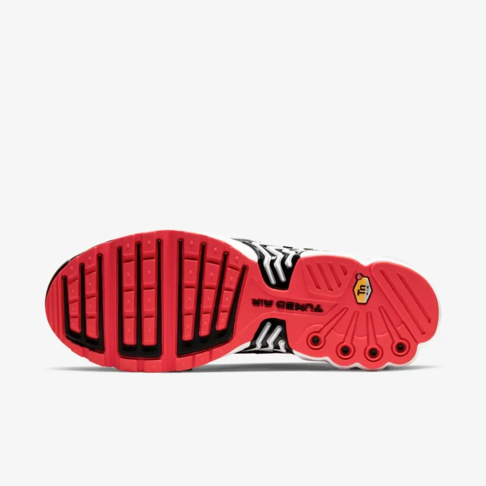 Nike Air Max Plus 3 Black White Track Red - Droper