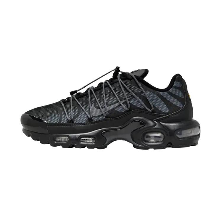 Nike Air Max Plus Utility Black Metallic Platinum Feminino